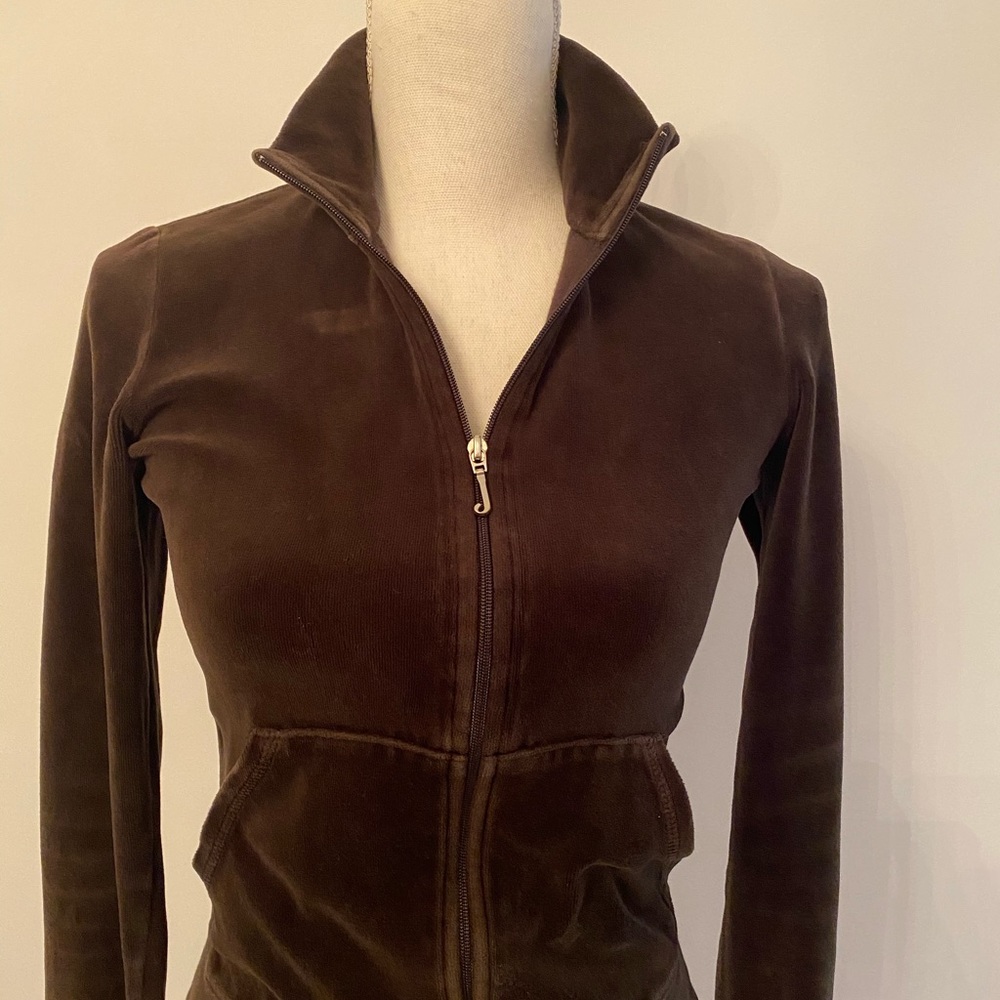SOLD Juicy Couture Velour Tracksuit - Dark Brown